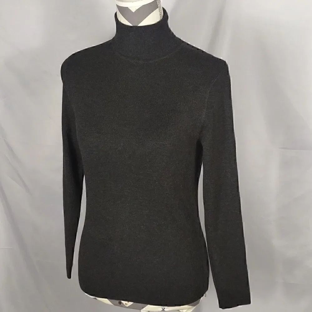 Chico's Ribbed Turtleneck Sweater
